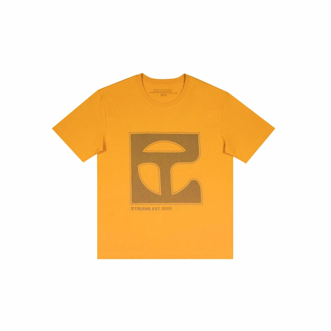 Buy ๐ TELFAR Monogram T - Mustard ๐ฏ 1 TELFAR Monogram T - Mustard