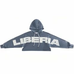 Hoodies + Sweats Crop Hoodie - Liberia