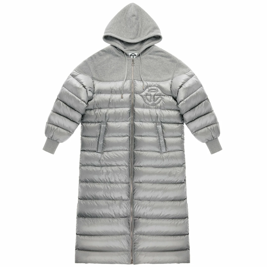 Best deal ๐ฏ TELFAR TELFAR Puff Puff Hoodie ๐งฅ Coat - Grey โ 1 TELFAR TELFAR Puff Puff Hoodie Coat - Grey