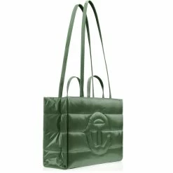 TELFAR Large Puff Shopper - Green