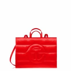 TELFAR Large Puff Shopper - Red