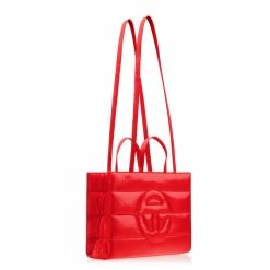 TELFAR TELFAR Puff Medium Puff Shopper - Red