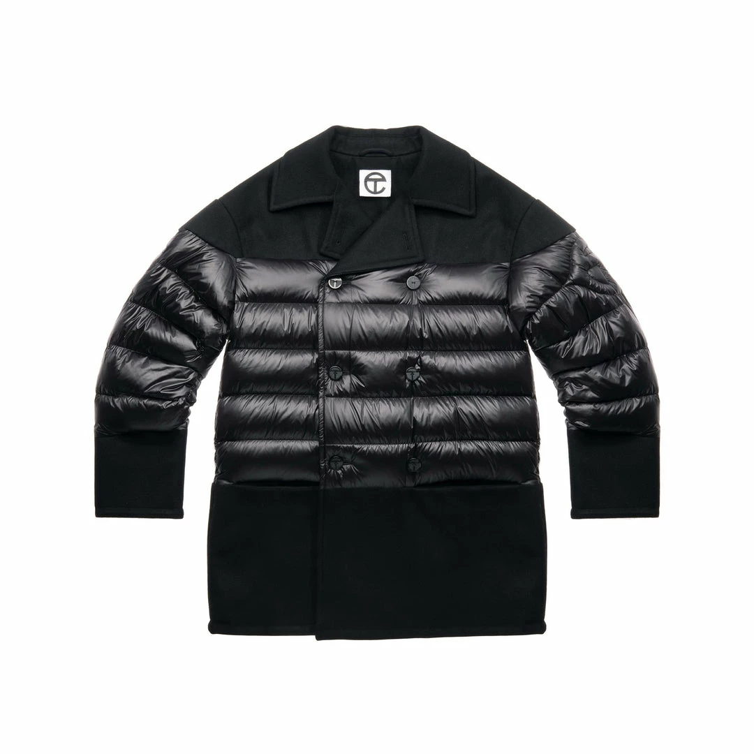 Outlet ๐งจ TELFAR Puff Peacoat - Black TELFAR Puff ๐ 1 TELFAR Puff Peacoat - Black TELFAR Puff