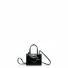 TELFAR Small Black Patent Shopping Bag Patent Shoppers