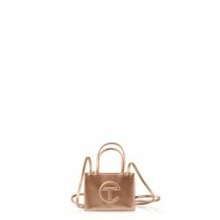 TELFAR Small Copper Shopping Bag Shopping Bags