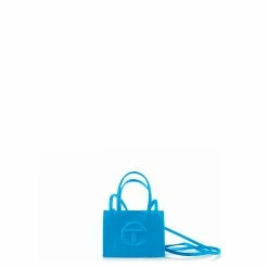 TELFAR Small Cyan Shopping Bag