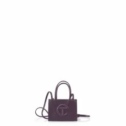 TELFAR Small Eggplant Shopping Bag Shopping Bags