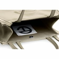 TELFAR Small Gold Shopping Bag Shopping Bags