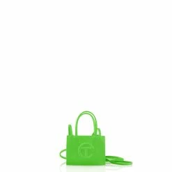 TELFAR Small Highlighter Green Shopping Bag Shopping Bags