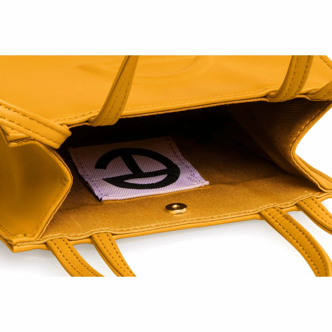 Hot Sale β TELFAR Small Mustard Shopping Bag π 3 TELFAR Small Mustard Shopping Bag