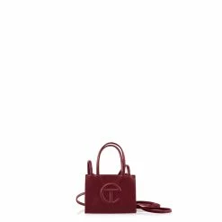 TELFAR Small Oxblood Shopping Bag