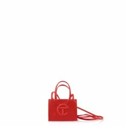 TELFAR Small Red Shopping Bag