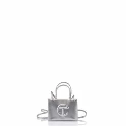 TELFAR Small Silver Shopping Bag