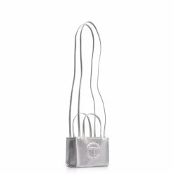 TELFAR Small Silver Shopping Bag