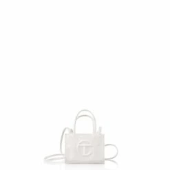 TELFAR Shopping Bags Small White Shopping Bag