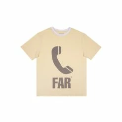 TELFAR T-Shirts Telephone Ringer T - Off-White