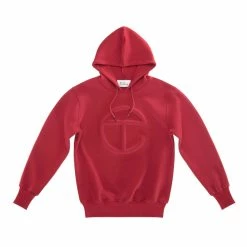 TELFAR Embossed Hoodie - Oxblood