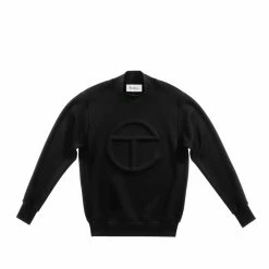 TELFAR Embossed Mockneck - Black