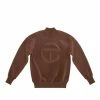 TELFAR Embossed Mockneck - Chocolate