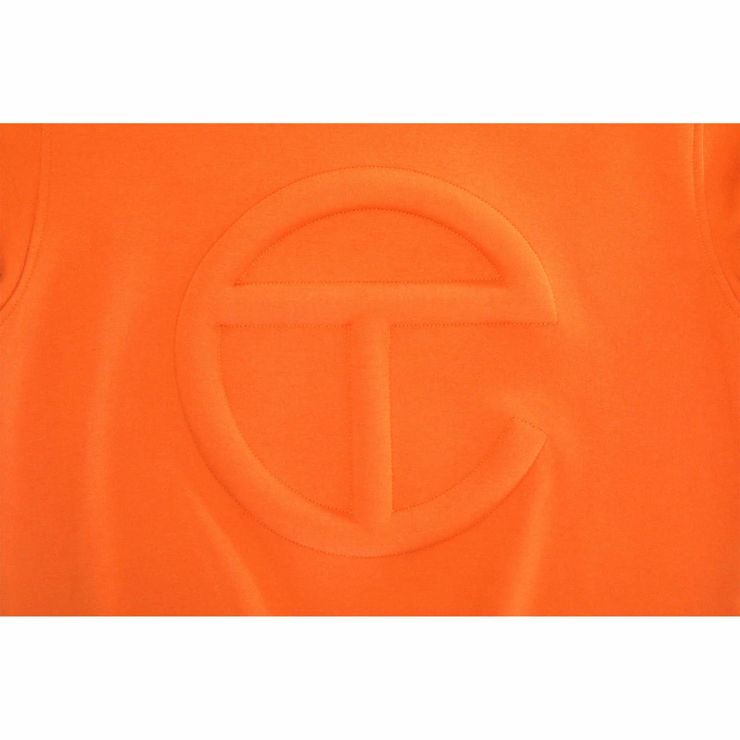 Outlet ๐ TELFAR Embossed Mockneck - Orange ๐ 2 TELFAR Embossed Mockneck - Orange