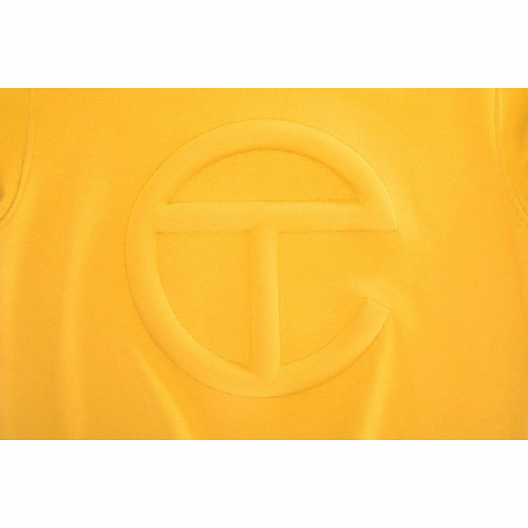 Outlet β TELFAR Embossed Mockneck - Yellow π€© 2 TELFAR Embossed Mockneck - Yellow