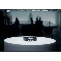 TELFAR Hats + Belts Logo Belt - Silver/Black