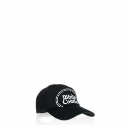 White Castle Embroidered Hat - Black