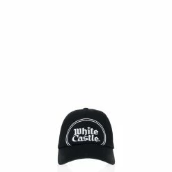 White Castle Embroidered Hat - Black