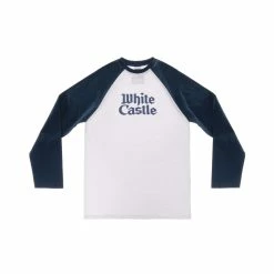 White Castle Raglan Long-sleeve T-shirt - Navy White Castle X TELFAR