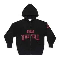TELFAR Zip-up Hoodie - Black