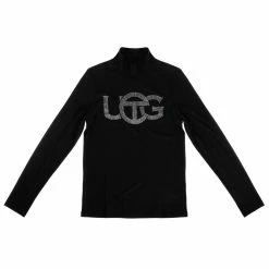 UGG X TELFAR Crystal Logo Mockneck - Black T-Shirts