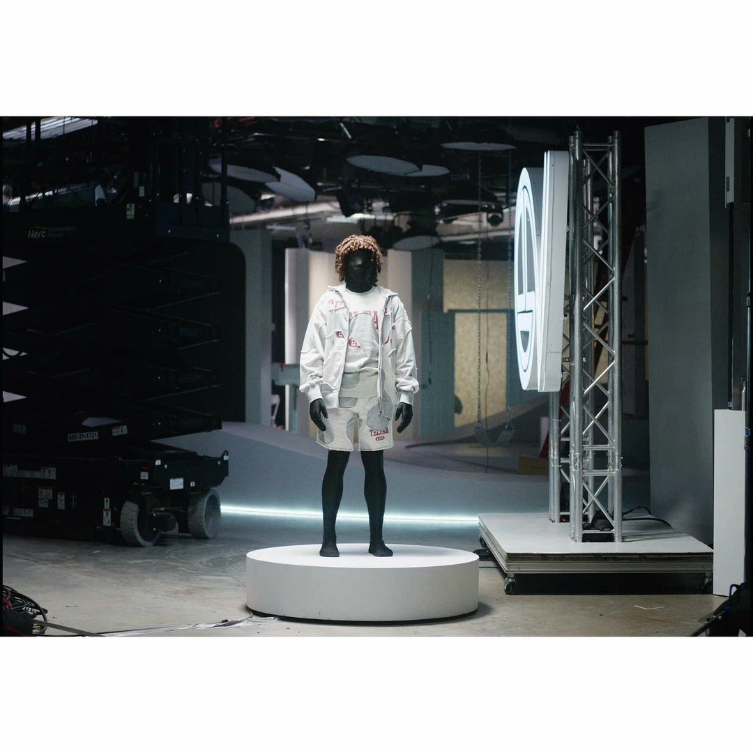 Flash Sale ✔️ TELFAR Camo T-shirt - Heather Grey ❤️ 4 TELFAR Camo T-shirt - Heather Grey